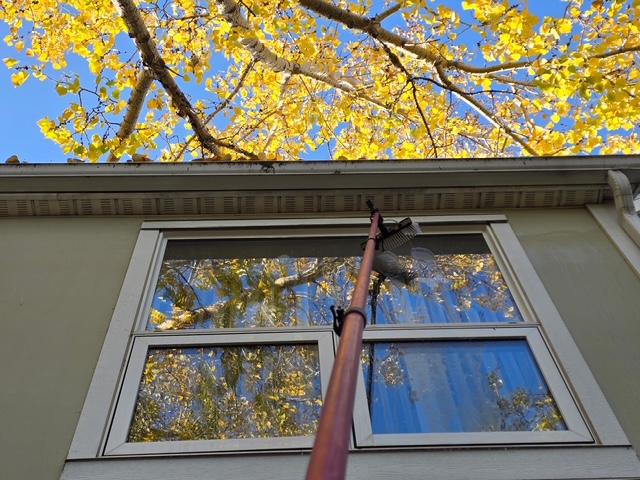 Water Fed Pole Window Cleaning Calgary - Upper Story Residential Service