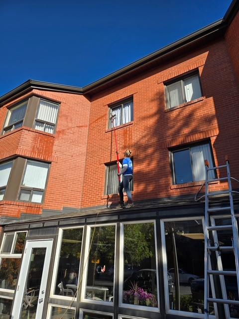 Water Fed Pole Window Cleaning Calgary - Safe Multi-Story Service
